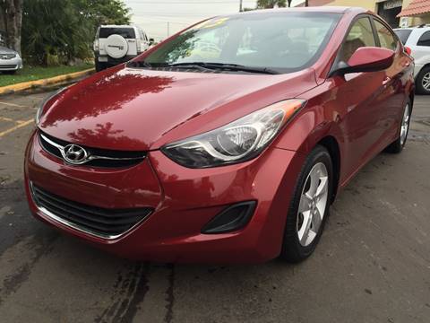 2013 Hyundai Elantra for sale at MIAMI AUTO LIQUIDATORS in Miami FL