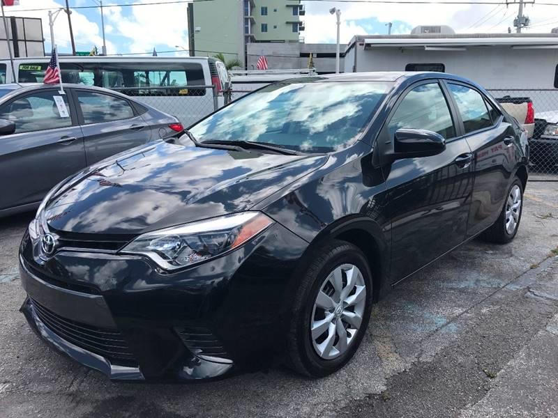 2015 Toyota Corolla for sale at MIAMI AUTO LIQUIDATORS in Miami FL