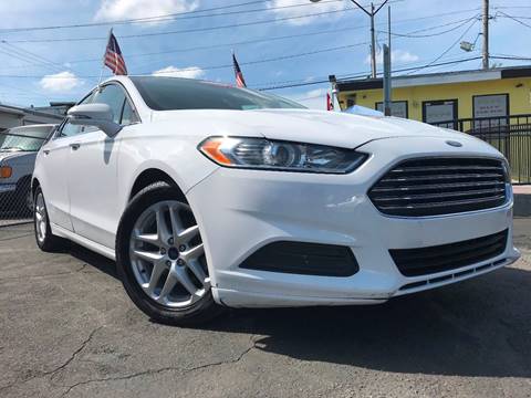 2016 Ford Fusion for sale at MIAMI AUTO LIQUIDATORS in Miami FL