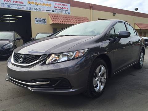 2014 Honda Civic for sale at MIAMI AUTO LIQUIDATORS in Miami FL