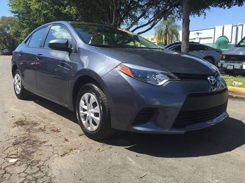 2014 Toyota Corolla for sale at MIAMI AUTO LIQUIDATORS in Miami FL