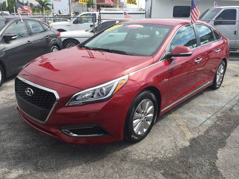 2016 Hyundai Sonata Hybrid for sale at MIAMI AUTO LIQUIDATORS in Miami FL
