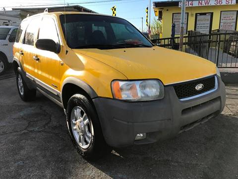 2001 Ford Escape for sale at MIAMI AUTO LIQUIDATORS in Miami FL