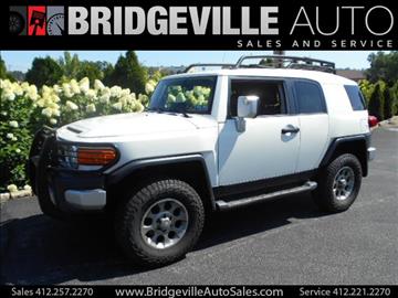 2012 Toyota FJ Cruiser for sale at Bridgeville Auto Sales in Bridgeville PA
