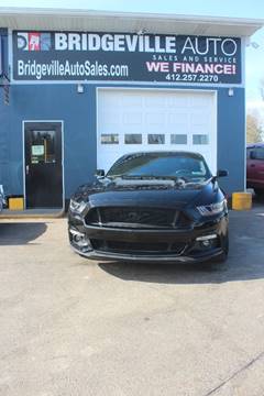 2015 Ford Mustang for sale at Bridgeville Auto Sales in Bridgeville PA