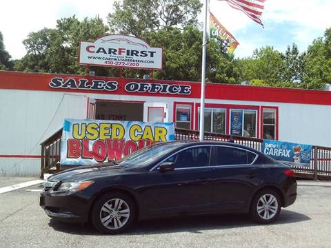 2013 Acura ILX for sale at CARFIRST ABERDEEN in Aberdeen MD