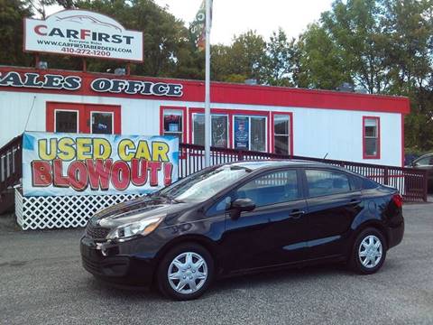 2014 Kia Rio for sale at CARFIRST ABERDEEN in Aberdeen MD