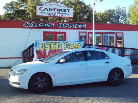 2012 Chevrolet Malibu for sale at CARFIRST ABERDEEN in Aberdeen MD