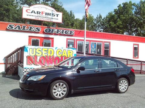 2012 Chrysler 200 for sale at CARFIRST ABERDEEN in Aberdeen MD