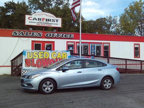 2017 Chevrolet Cruze for sale at CARFIRST ABERDEEN in Aberdeen MD