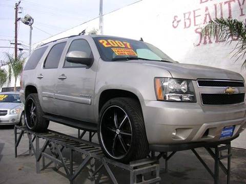 2007 Chevrolet Tahoe for sale at Sanmiguel Motors in South Gate CA