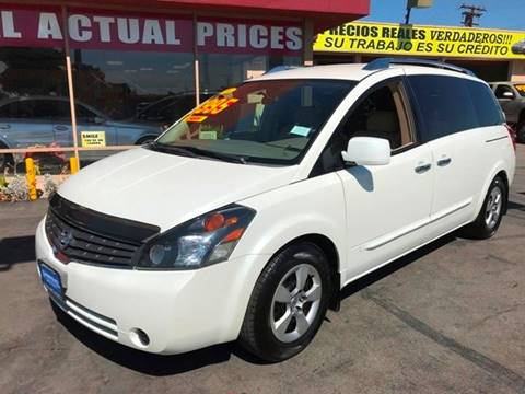 2009 Nissan Quest for sale at Sanmiguel Motors in South Gate CA
