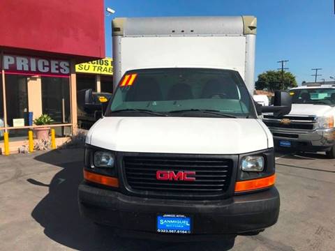 2011 GMC Savana Cutaway for sale at Sanmiguel Motors in South Gate CA