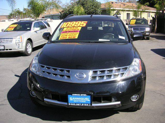 2006 Nissan Murano for sale at Sanmiguel Motors in South Gate CA