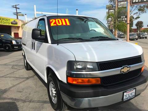 2011 Chevrolet Express Cargo for sale at Sanmiguel Motors in South Gate CA