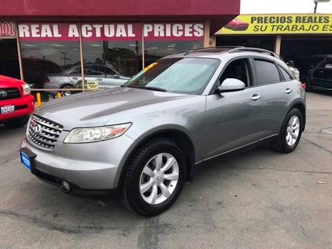 2005 Infiniti FX35 for sale at Sanmiguel Motors in South Gate CA