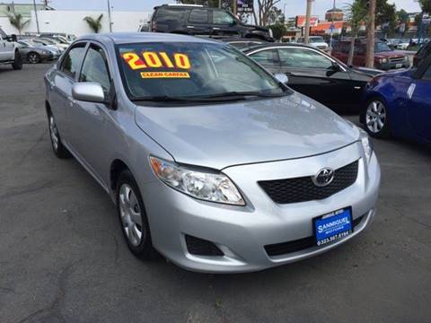 2010 Toyota Corolla for sale at Sanmiguel Motors in South Gate CA