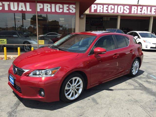 2012 Lexus CT 200h for sale at Sanmiguel Motors in South Gate CA