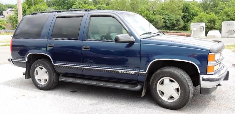 1999 Chevrolet Tahoe for sale at Mountain State Preowned Auto Sales LLC in Martinsburg WV