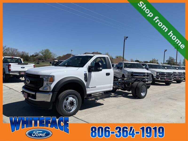 2020 Ford F550 Super Duty 4X4 2dr Regular Cab 145.3205.3 in. WB In Hereford TX Whiteface Ford