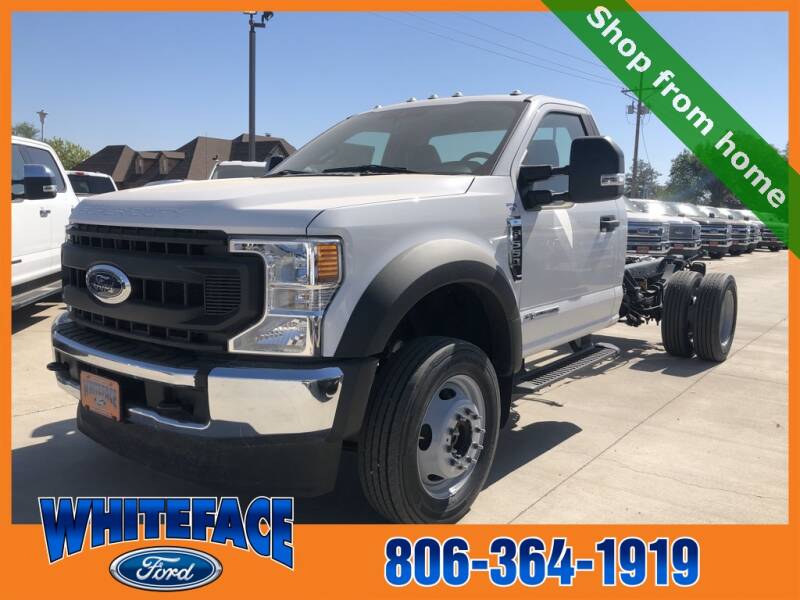2020 Ford F550 Super Duty 4X4 2dr Regular Cab 145.3205.3 in. WB In Hereford TX Whiteface Ford