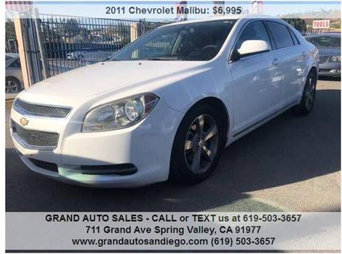 2011 Chevrolet Malibu for sale at GRAND AUTO SALES - CALL or TEXT us at 619-503-3657 in Spring Valley CA