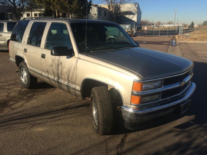 1999 Chevrolet Tahoe for sale at Rods Cars Inc. in Denver CO
