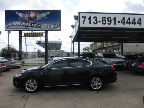 2009 Lincoln MKS for sale at Nationwide Cars And Trucks in Houston TX