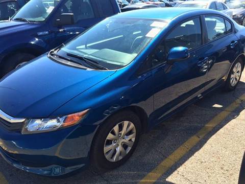 2012 Honda Civic for sale at ASSET MOTORS LLC in Westerville OH