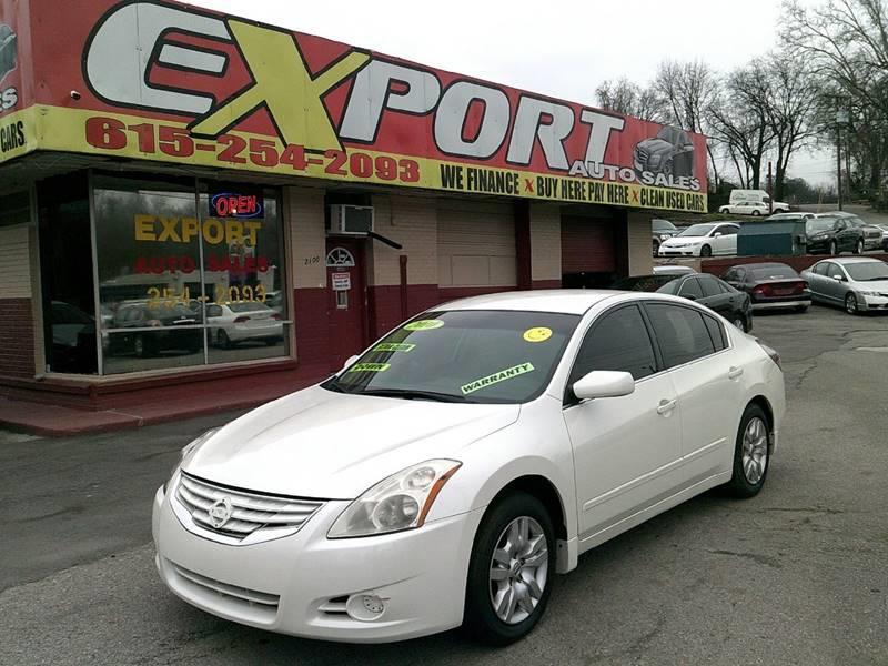 2010 Nissan Altima for sale at EXPORT AUTO SALES, INC. in Nashville TN