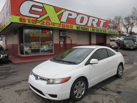 2007 Honda Civic for sale at EXPORT AUTO SALES, INC. in Nashville TN