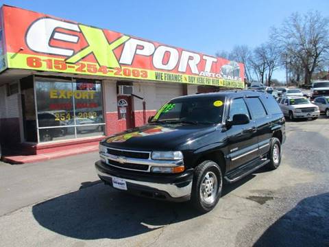 2000 Chevrolet Tahoe for sale at EXPORT AUTO SALES, INC. in Nashville TN