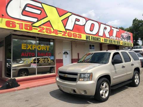 2007 Chevrolet Tahoe for sale at EXPORT AUTO SALES, INC. in Nashville TN