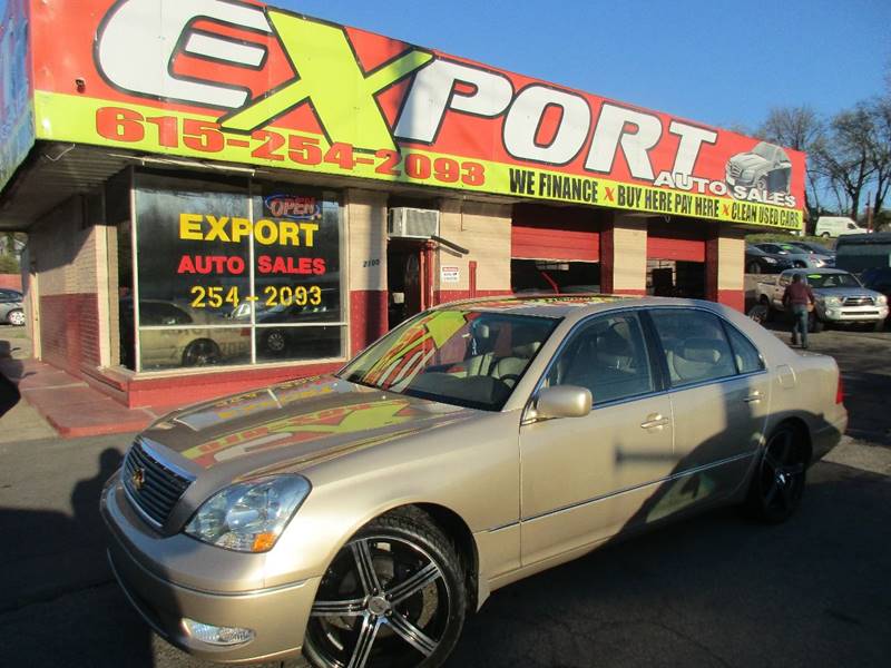 2002 Lexus LS 430 for sale at EXPORT AUTO SALES, INC. in Nashville TN