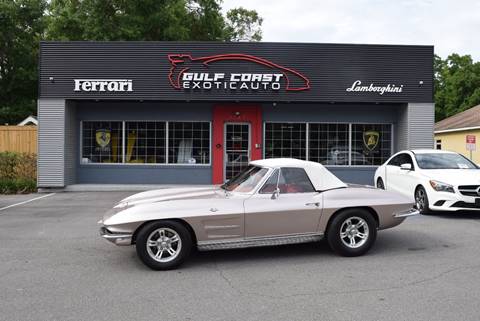 1963 Chevrolet Corvette for sale at Gulf Coast Exotic Auto in Gulfport MS