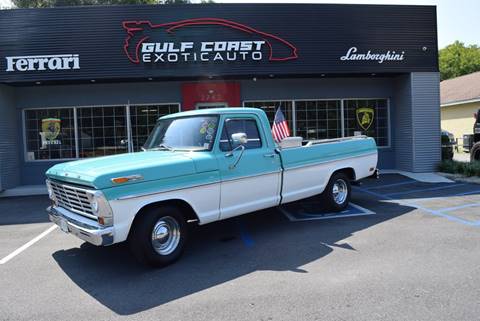 1968 Ford F-100 for sale at Gulf Coast Exotic Auto in Gulfport MS