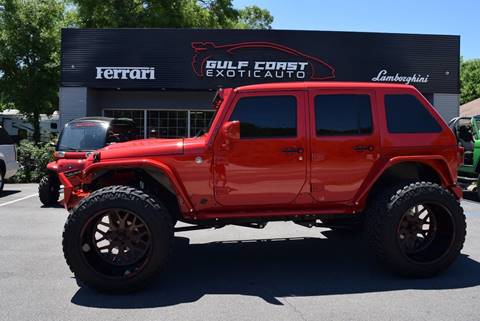 2015 Jeep Wrangler Unlimited for sale at Gulf Coast Exotic Auto in Gulfport MS