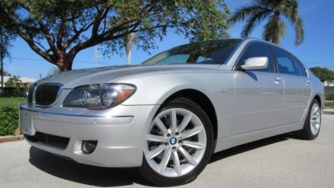 2008 BMW 7 Series for sale at DS Motors in Boca Raton FL
