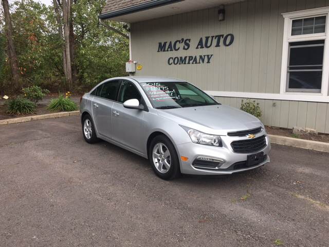 2015 Chevrolet Cruze for sale at MAC'S AUTO COMPANY in Nanticoke PA