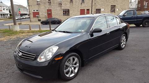 2006 Infiniti G35 for sale at Centre City Imports Inc in Reading PA