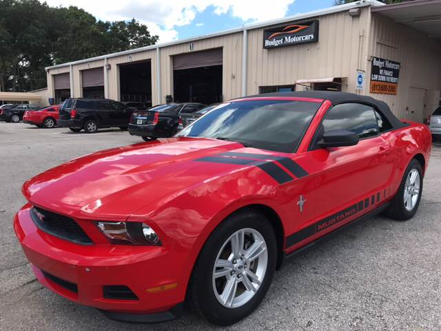 2012 Ford Mustang for sale at Budget Motorcars in Tampa FL