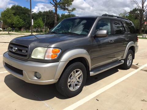 2004 Toyota Sequoia for sale at Safe Trip Auto Sales in Dallas TX