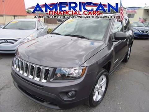 2016 Jeep Compass for sale at American Financial Cars in Orlando FL