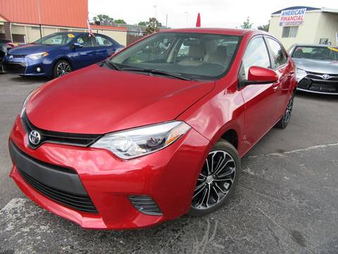 2016 Toyota Corolla for sale at American Financial Cars in Orlando FL