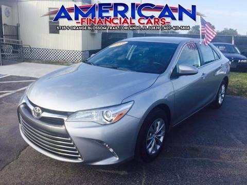 2016 Toyota Camry for sale at American Financial Cars in Orlando FL