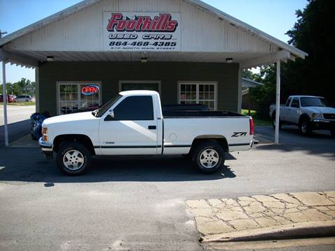 1993 Chevrolet C/K 1500 Series for sale at Foothills Used Cars LLC in Campobello SC