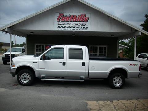 2004 Ford F-250 Super Duty for sale at Foothills Used Cars LLC in Campobello SC