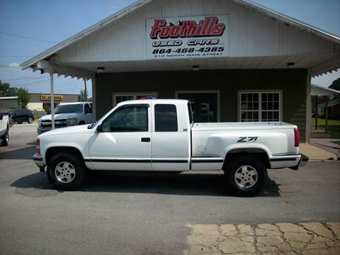 1995 Chevrolet C/K 1500 Series for sale at Foothills Used Cars LLC in Campobello SC