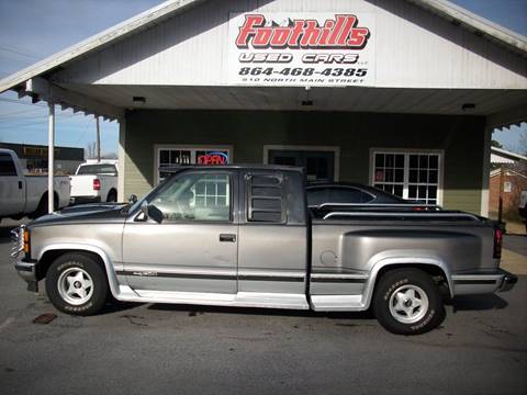 1994 GMC Sierra 1500 for sale at Foothills Used Cars LLC in Campobello SC