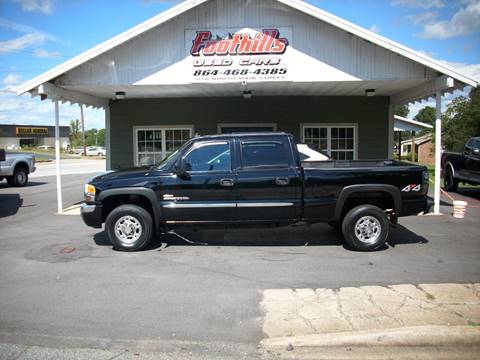 2006 GMC Sierra 2500HD for sale at Foothills Used Cars LLC in Campobello SC